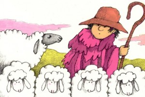 美国母子读绘本的另类方法，本周荐书《查理和他的绵羊》